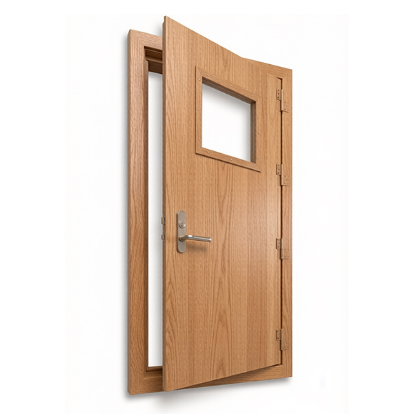 MA60-2 Type A-60 Single-Leaf Weathertight and Gastight Fire Door (with Double-Layer Interior Door Frame)